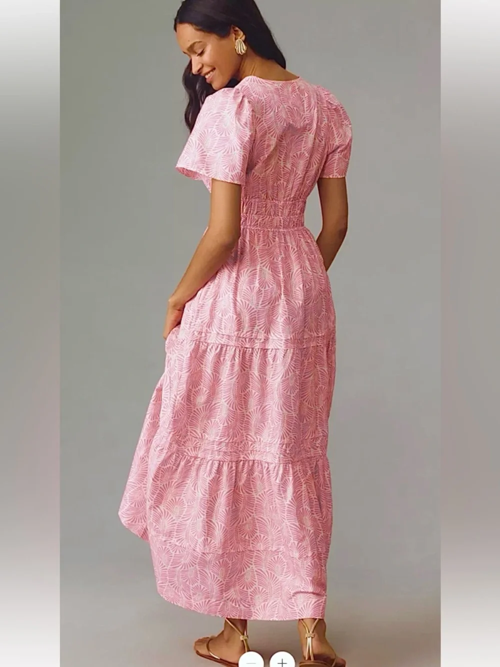 Anthropologie The Somerset Maxi Dress RASPBERRY/ Pink Size M - Picture 2 of 11